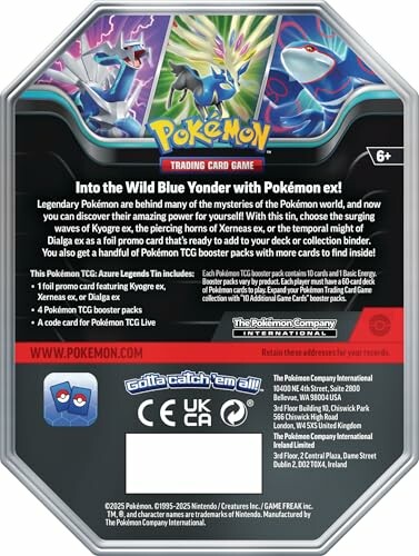 Boîte Azure Legends - Dialga ex