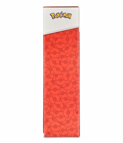 Boîte rouge avec logo Pokémon et motif Pokéball
