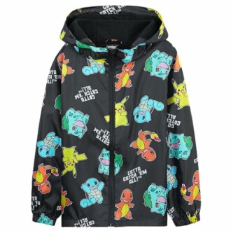 Veste pour enfants avec motifs Pokémon colorés.