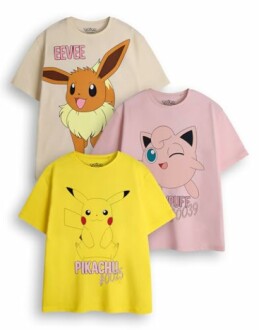 Pack de T-Shirts Filles Pokémon