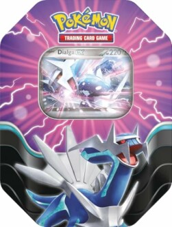 Boîte de jeu de cartes Pokémon avec Dialga ex.