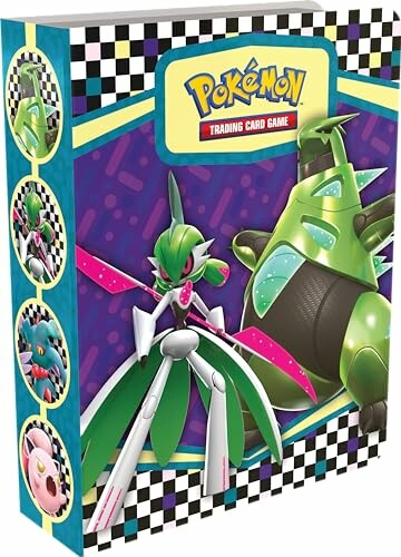 Boîte de jeu de cartes Pokémon avec illustrations de personnages