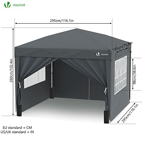VOUNOT Tonnelle de Jardin 3x3m