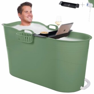 HelloBath® Seau Bain Glacé et Bain à Remous