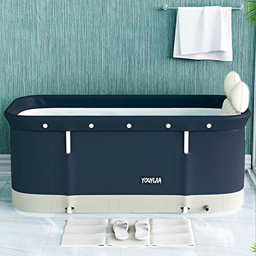 Baignoire portable pliante avec coussin.