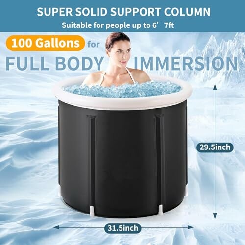 HEYOUTH Baignoire de Glace