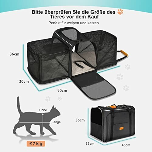 Morpilot Grande Boîte de Transport pour Chats