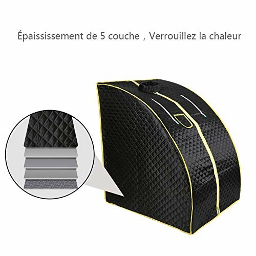 Sauna Pliable Cabine à Chaleur Thérapeutique