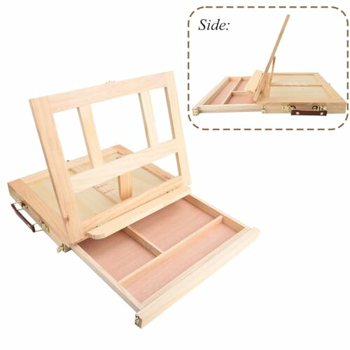 Chevalet en bois portable pour artistes.