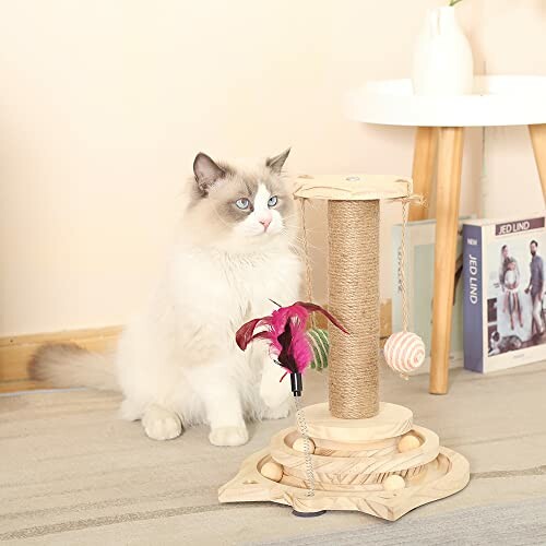 Carrousel en Bois pour Chats Yang Xin.Style