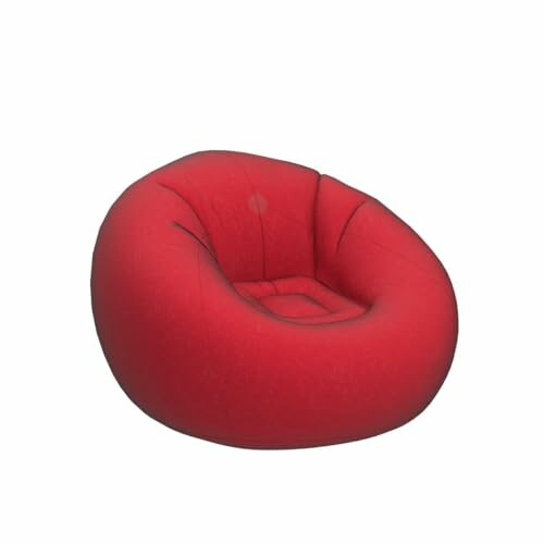 Chaise gonflable rouge