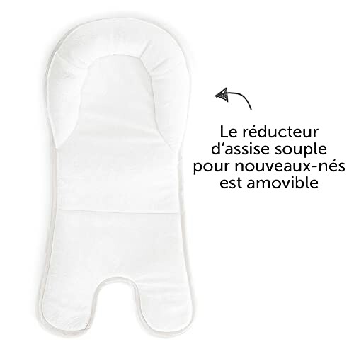 Réducteur d'assise souple pour nouveau-né.