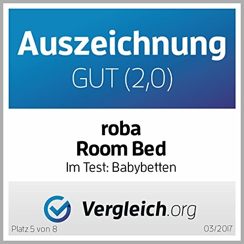 Certificat de comparaison pour le lit Room de roba, note 2,0.