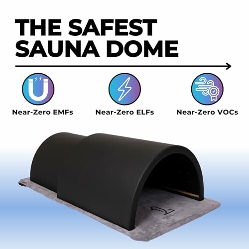 Dôme de sauna avec faibles émissions EMF, ELF et COV
