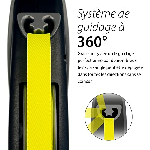 Système de guidage de sangle à 360 degrés.