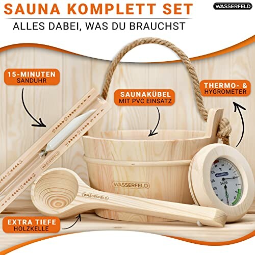 WASSERFELD® Seau de sauna