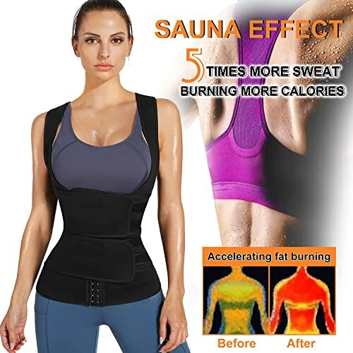 Veste de sudation pour accélérer la perte de poids