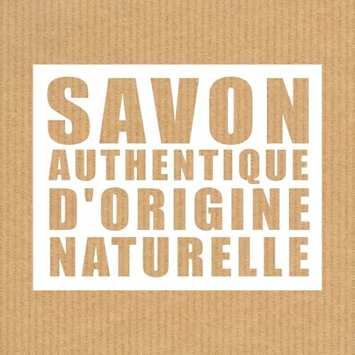 Étiquette de savon d'origine naturelle