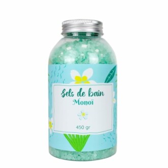 Bouteille de sels de bain Monoi, 450 grammes