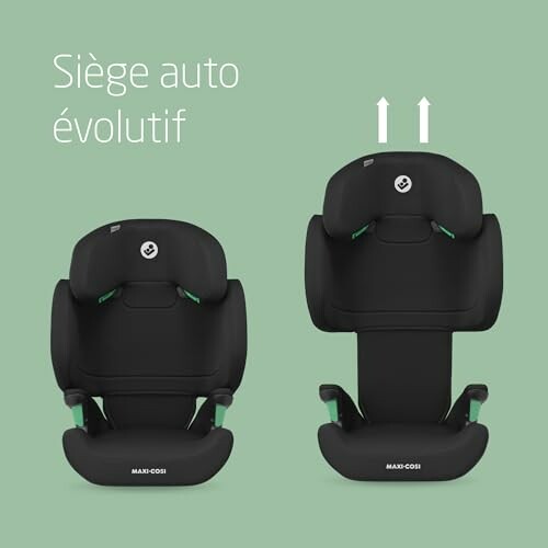 Siège auto évolutif pour enfant, modèle Maxi-Cosi.