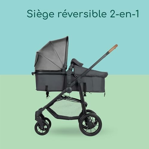 Poussette avec siège réversible 2-en-1