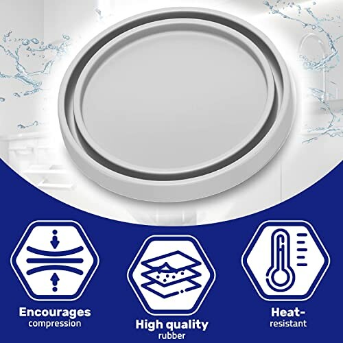Disque en silicone résistant à la chaleur et de haute qualité.