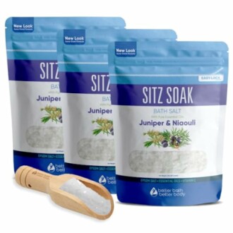 Sels de bain Sitz Soak avec genévrier et niaouli