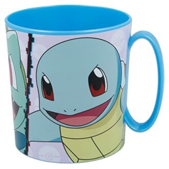 Tasse avec Squirtle du dessin animé Pokémon.