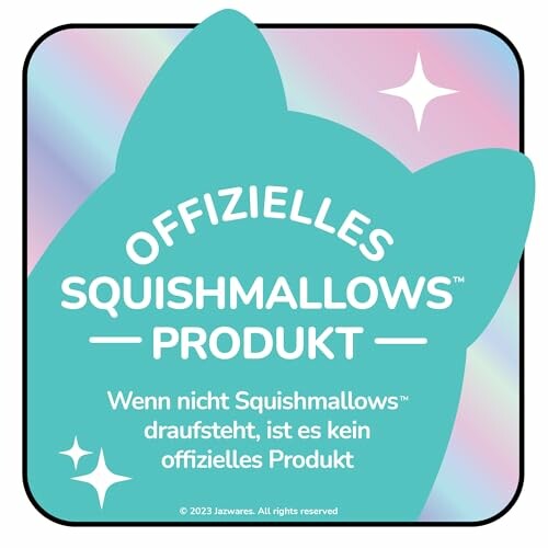 Étiquette officielle du produit Squishmallows