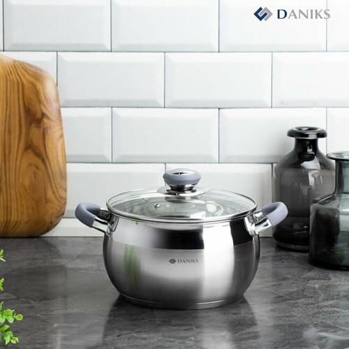 Daniks Modern Faitout Inox 16 cm