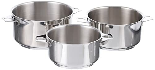 Casseroles en inox MILADY TWISTY