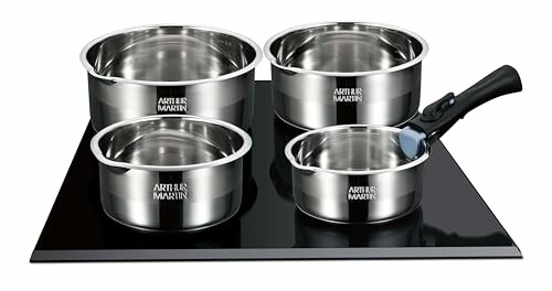 Batterie de cuisine inox 5 pcs AM7457