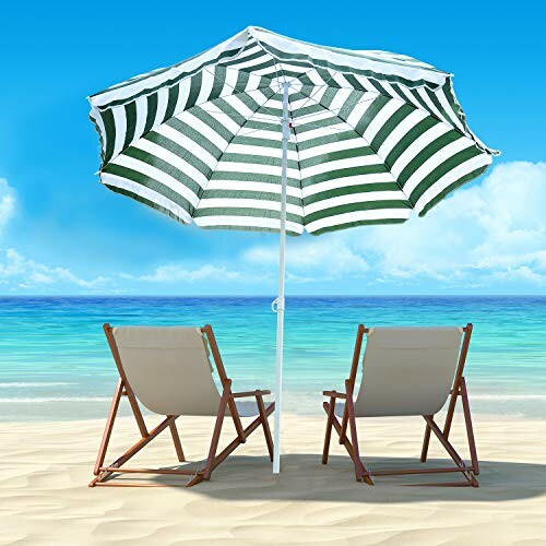 Parasol de Plage Outsunny