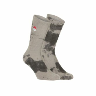 Chaussettes tie-dye avec motif unique.