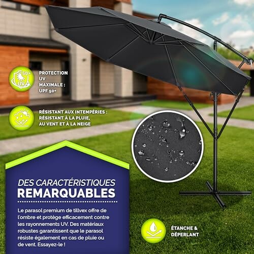 Parasol Déporté Tillvex 3M