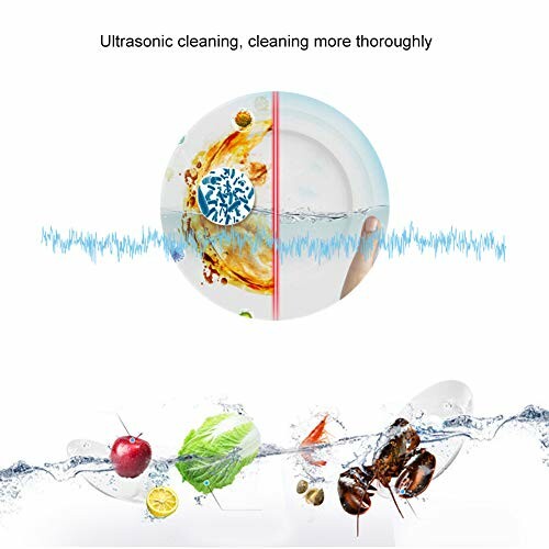 Nettoyage ultrasonique d'assiettes et aliments