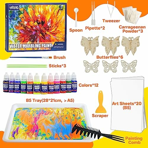 Kit Peinture Marbrée Lobyoh