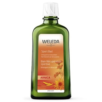 Bouteille de bain récupération sportive Weleda Arnica