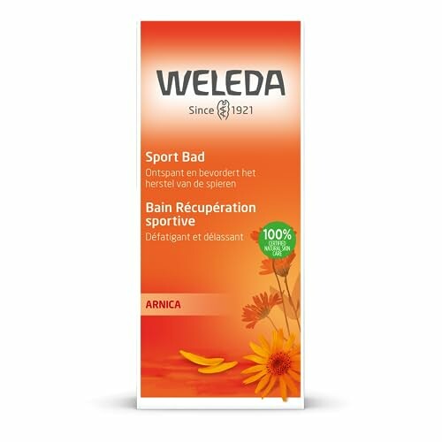 Emballage de bain récupération sportive Weleda à l'arnica.