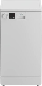Lave-vaisselle blanc de marque Beko.
