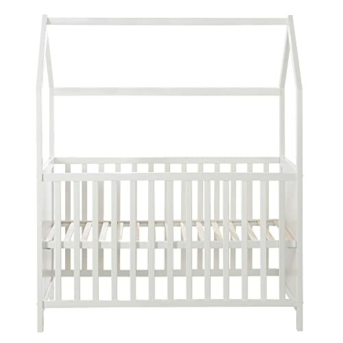 Roba Lit Bébé Cabane Évolutif 60x120