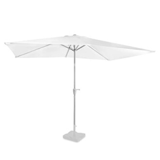 Parasol blanc pour terrasse