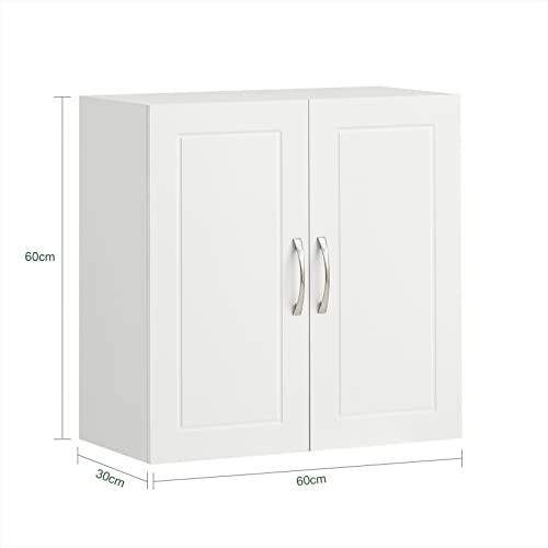 Armoire murale blanche avec dimensions