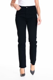 Rica Lewis Jeans Coupe Droite Denim Noir Zen Femme