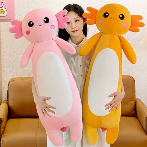 Oreiller en Peluche Axolotl Aiuidun