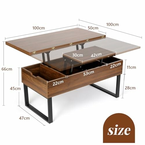 VOWNER Table Basse Relevable