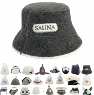 GMMH 1507 Chapeau de sauna Gris