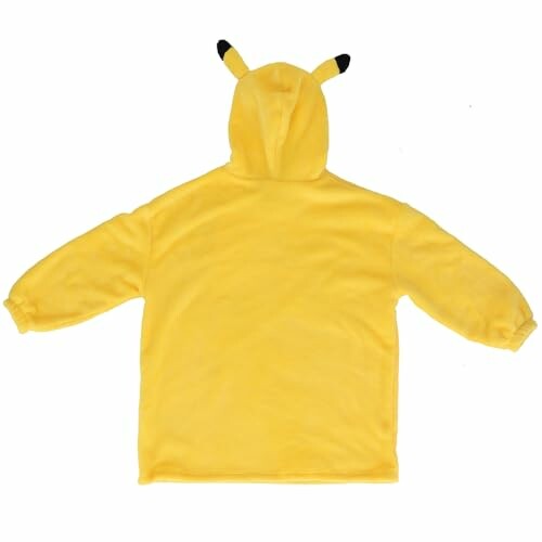 Veste jaune à capuche avec oreilles noires
