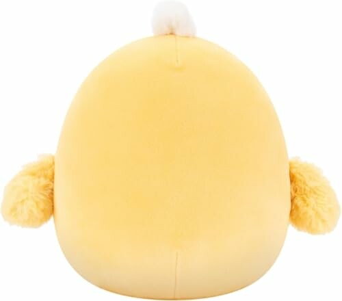 Vue arrière d'une peluche jaune